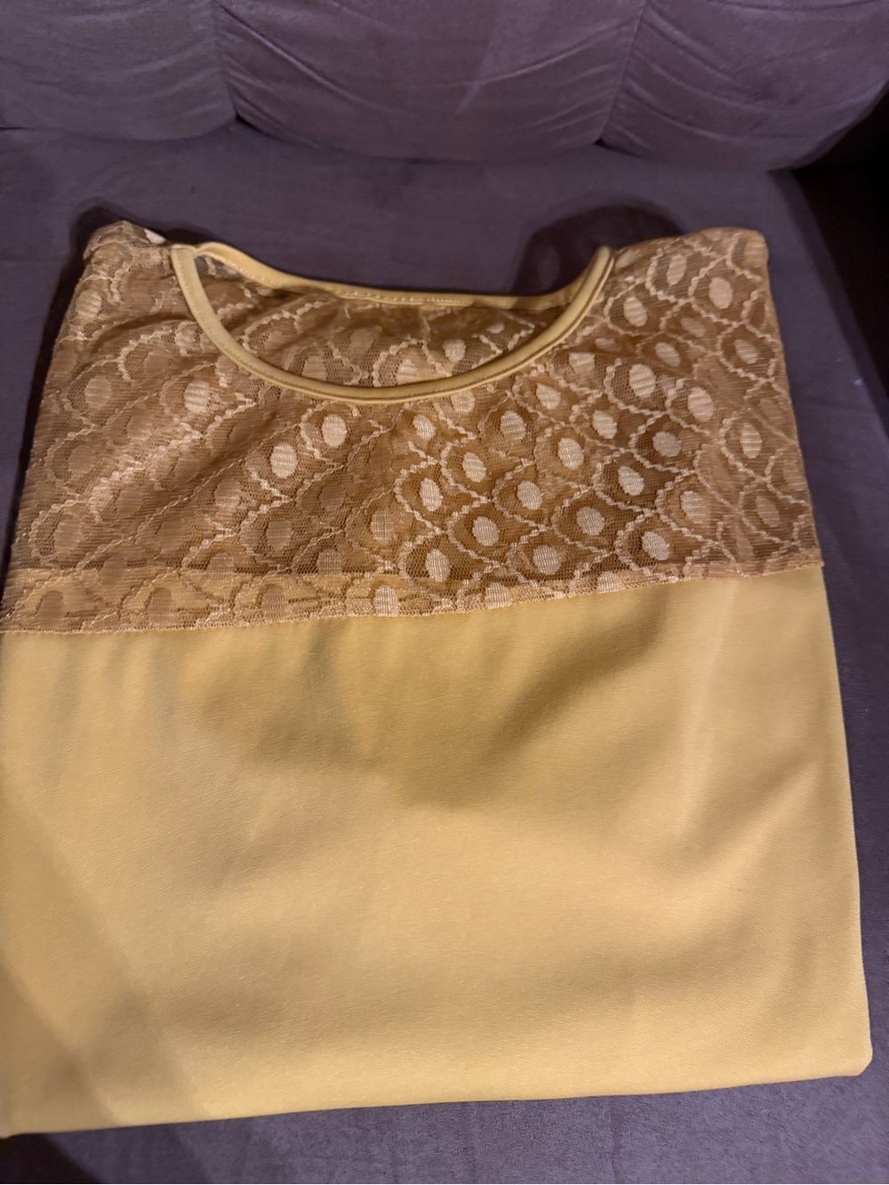 Womens blouse SHEIN Gold Size 2X